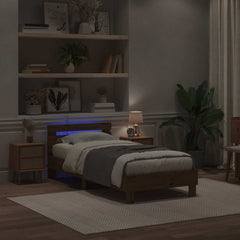 Bed Frame Engineered Wood Artisan Oak 75 x 190 cm