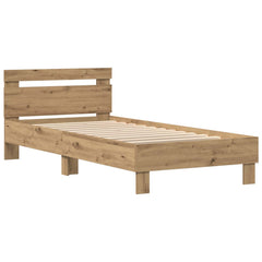 Bed Frame Engineered Wood Artisan Oak 75 x 190 cm