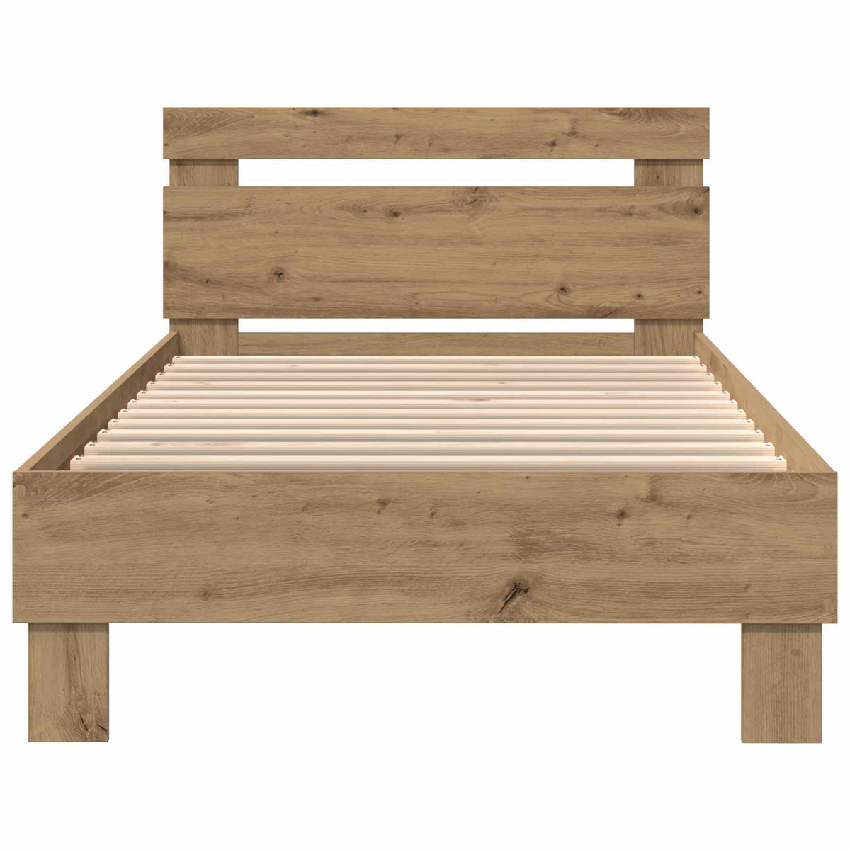 Bed Frame Engineered Wood Artisan Oak 75 x 190 cm