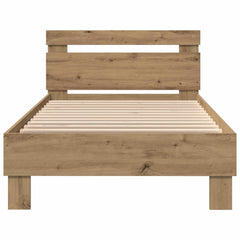 Bed Frame Engineered Wood Artisan Oak 75 x 190 cm