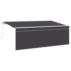 vidaXL Manual Awning 4 x 2 m Anthracite 100% Polyester 1