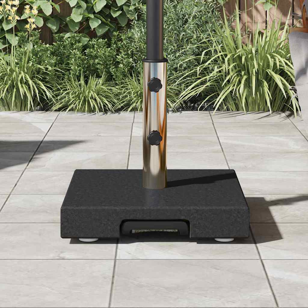 vidaXL Parasol Base Black 41 x 41 x 37 cm Granite 4