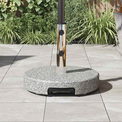 vidaXL Parasol Base Grey Ø 45 x 37.5 cm Granite 4