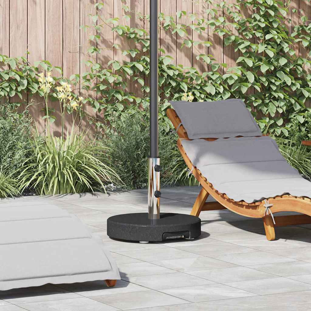 vidaXL Parasol Base Black Ø 45 x 37.5 cm Granite 1