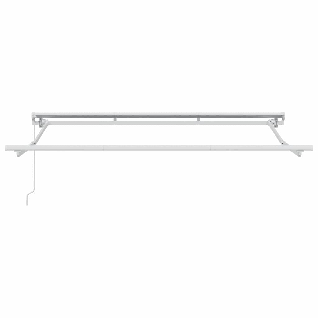 vidaXL Awning Frame Manual Adjustable White 3 x 2 m Steel 4