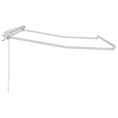 vidaXL Awning Frame Manual Adjustable White 3 x 2 m Steel 5