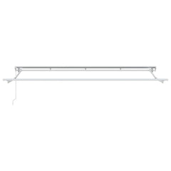 vidaXL Awning Frame Manual Adjustable White 4 x 2 m Steel 4
