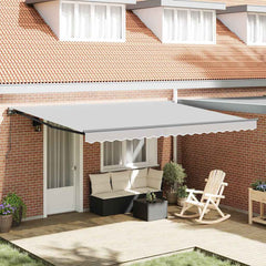 vidaXL Awning Frame Manual Adjustable Anthracite 4.5 x 3 m Steel 1