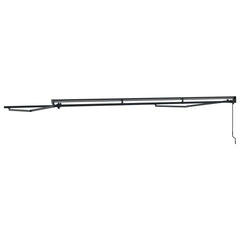 vidaXL Awning Frame Manual Adjustable Anthracite 4.5 x 3 m Steel 6