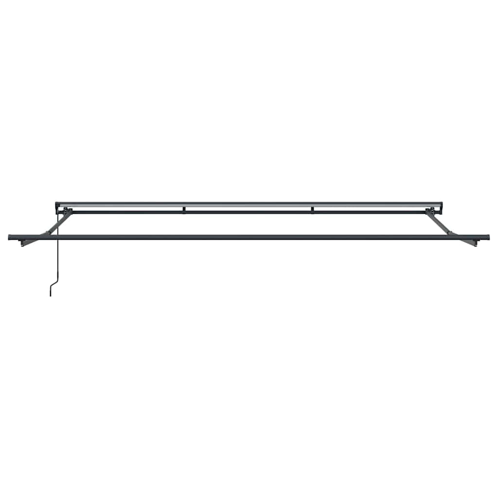 vidaXL Awning Frame Manual Adjustable Anthracite 4.5 x 3 m Steel 4