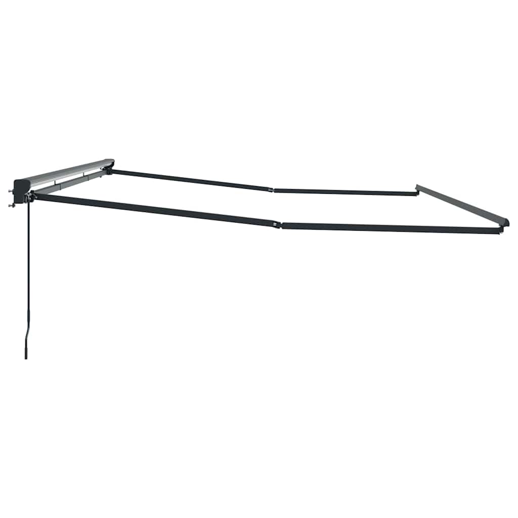 vidaXL Awning Frame Manual Adjustable Anthracite 4.5 x 3 m Steel 5