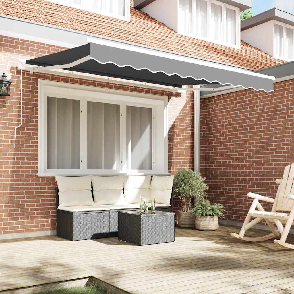 vidaXL Awning Frame White 3 x 2 m Metal 3