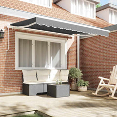 vidaXL Awning Frame White 3 x 2 m Metal 3