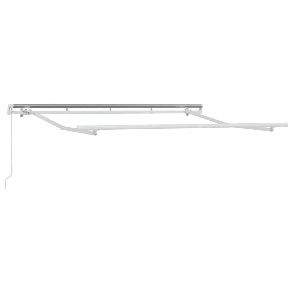 vidaXL Awning Frame White 3 x 2 m Metal 2