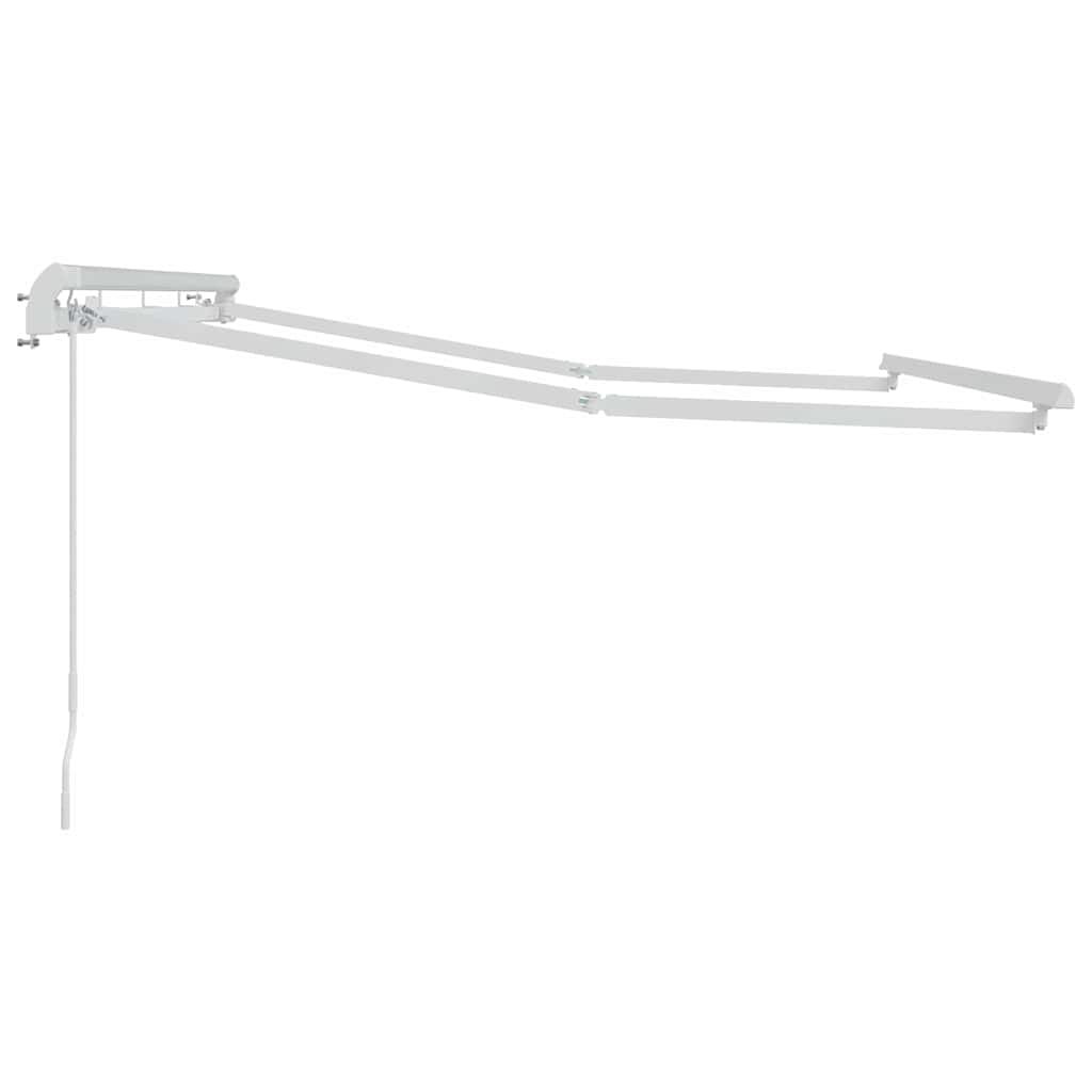 vidaXL Awning Frame White 3 x 2 m Metal 5