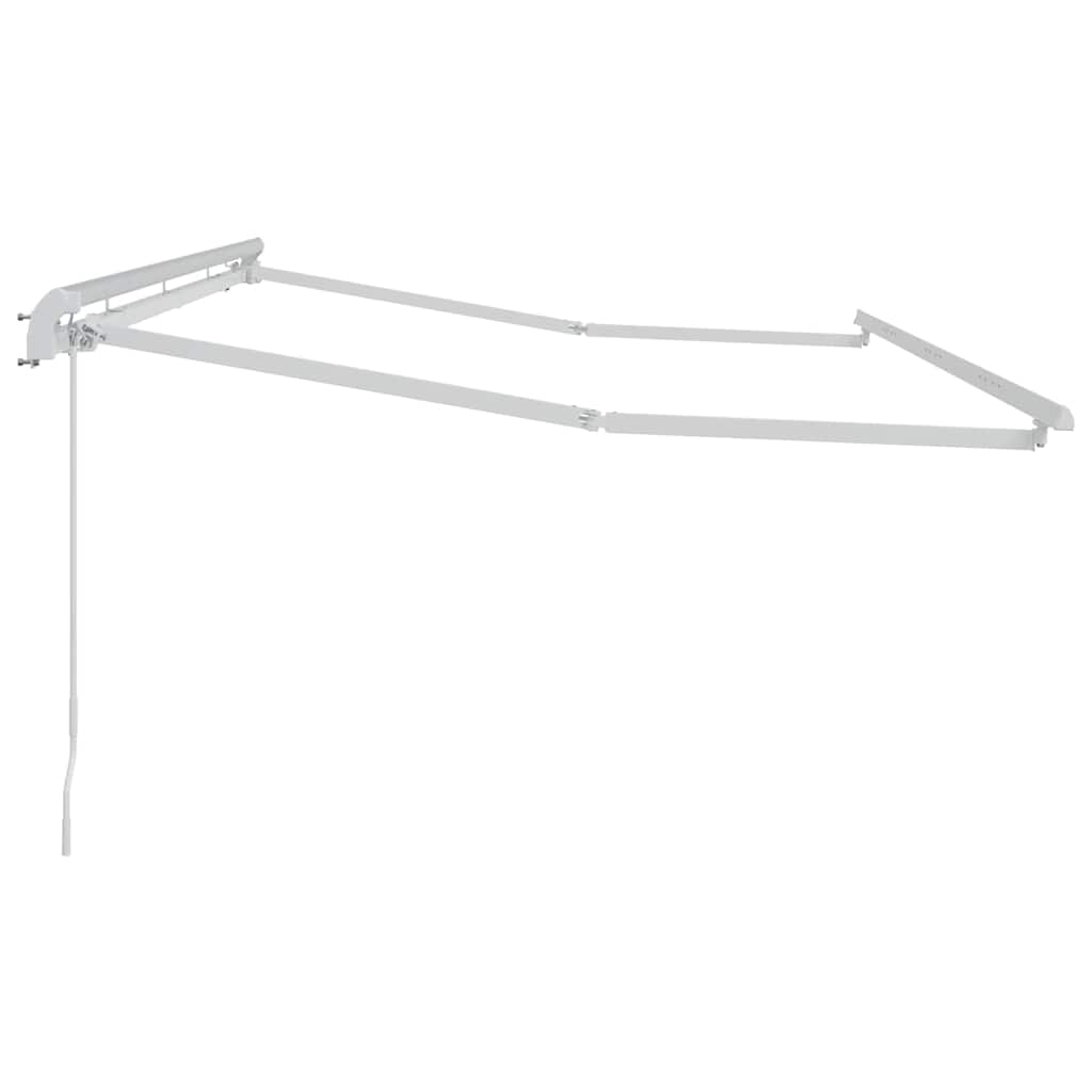 vidaXL Awning Frame White 4 x 2 m Metal 5