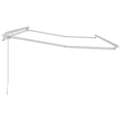 vidaXL Awning Frame White 4 x 2 m Metal 5