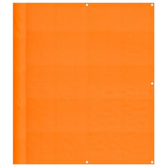 vidaXL Balcony Screen Orange 120x800 cm 100% Polyester Oxford 2