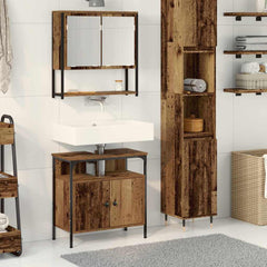 2 Piece Bathroom Furniture Set Engineered Wood Old wood