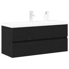 Bathroom Sink Cabinet Black Oak