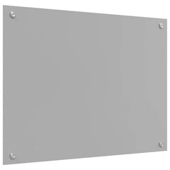 vidaXL Kitchen Backsplash Light Grey 80 x 50 cm Tempered Glass 6