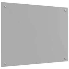 vidaXL Kitchen Backsplash Light Grey 80 x 60 cm Tempered Glass 4
