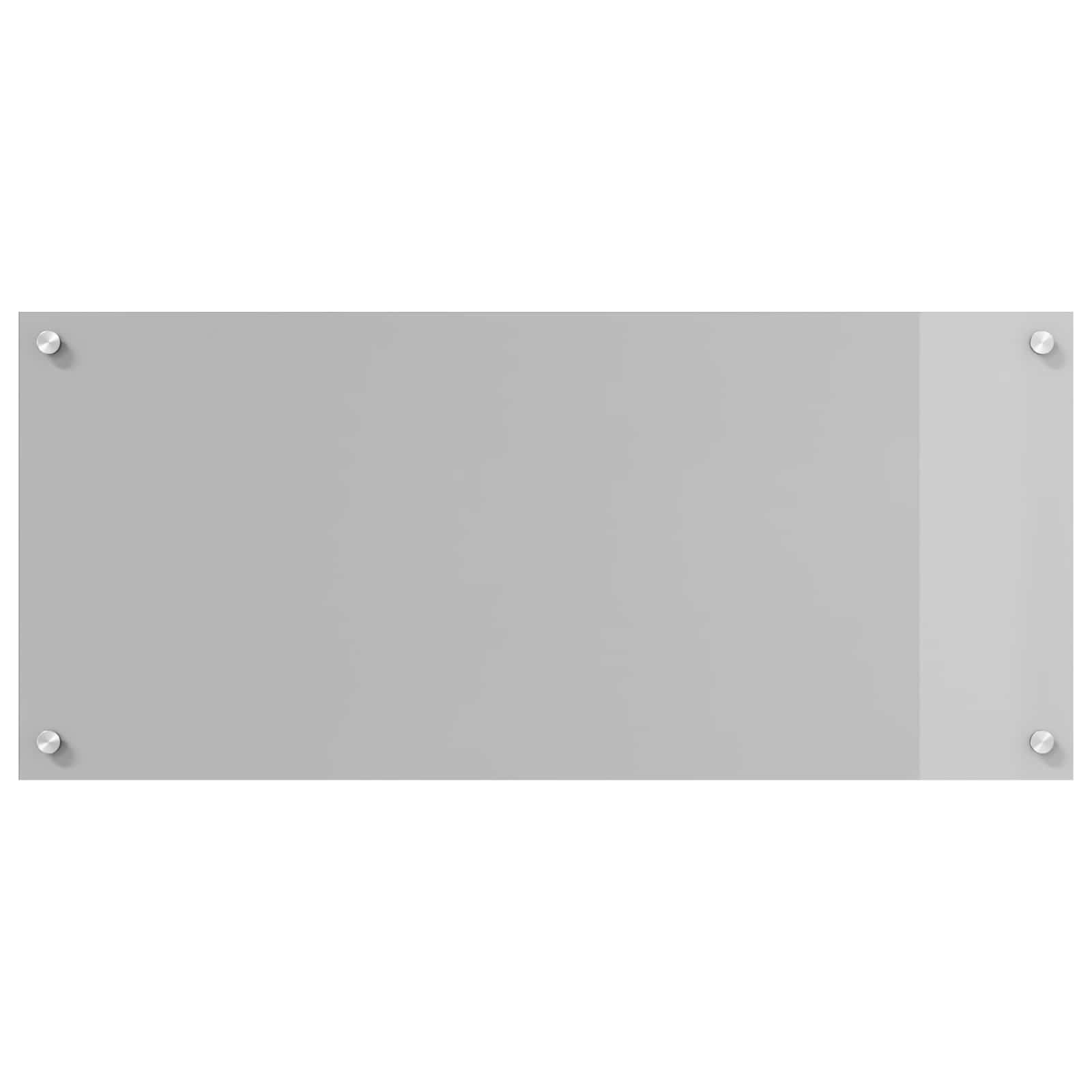 vidaXL Kitchen Backsplash Light Grey 90 x 40 cm Tempered Glass 2