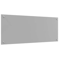 vidaXL Kitchen Backsplash Light Grey 100 x 40 cm Tempered Glass 4