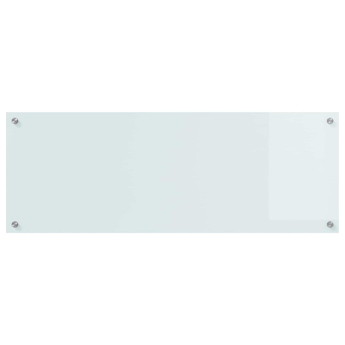 Kitchen Backsplash 110 x 40 cm Tempered Glass White 110 cm