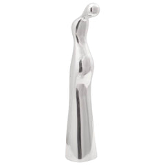 vidaXL Sculpture Silver 10 x 16 x 49 cm Aluminium 2
