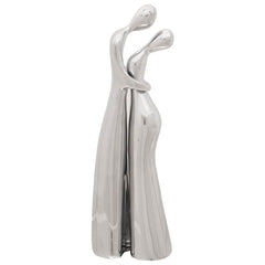 vidaXL Sculpture Silver 10 x 16 x 49 cm Aluminium 6