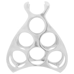 vidaXL Wine Rack Aluminium Silver 2