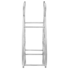 vidaXL Wine Rack Aluminium Silver 3
