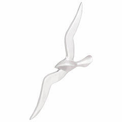 vidaXL Seagull 2 pcs Silver Aluminium 2