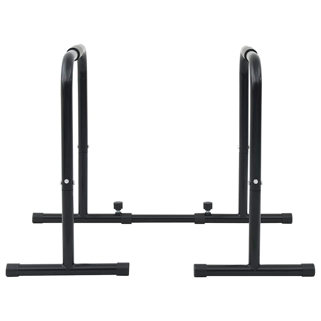 vidaXL Dip Bar Manual Black 116 x 66 x 74.5 cm Powder-Coated Steel 3