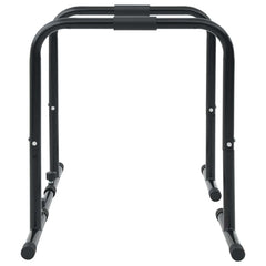 vidaXL Dip Bar Manual Black 116 x 66 x 74.5 cm Powder-Coated Steel 4
