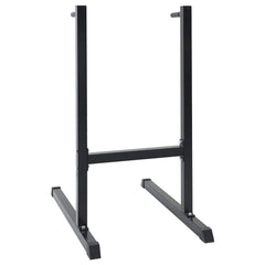 vidaXL Dip Station Black 103.5 x 66.5 x 121.5 cm Powder-Coated Steel 2