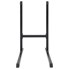 vidaXL Dip Station Black 103.5 x 66.5 x 121.5 cm Powder-Coated Steel 3