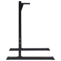 vidaXL Dip Station Black 103.5 x 66.5 x 121.5 cm Powder-Coated Steel 4