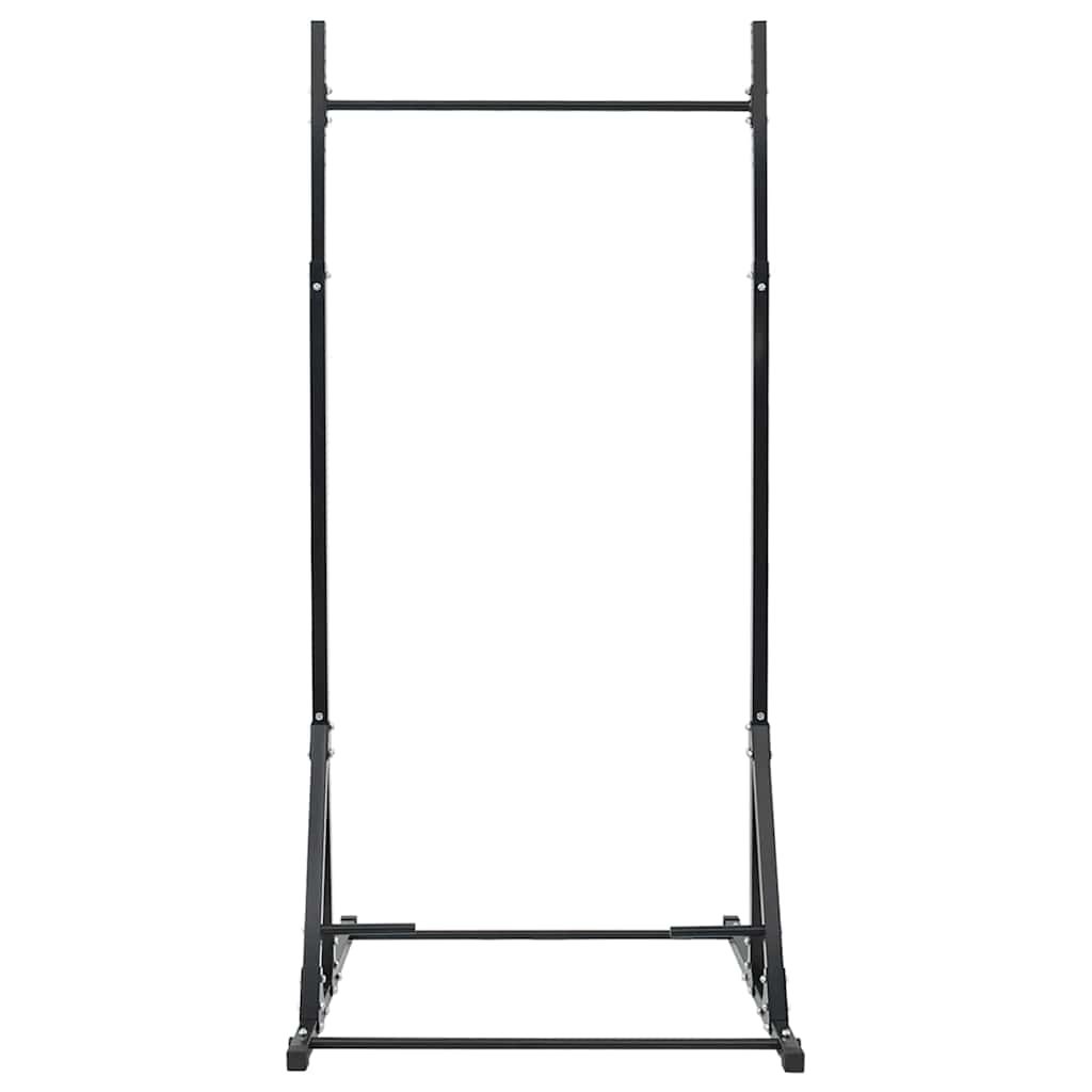 vidaXL Pull-Up Bar Station Manual Black 100.5 x 102 x 234.5 cm 2