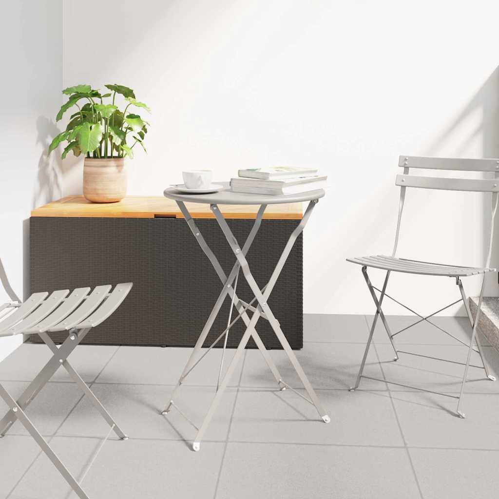 vidaXL Bistro Table Ø 50 x 71 cm Powder-coated Steel