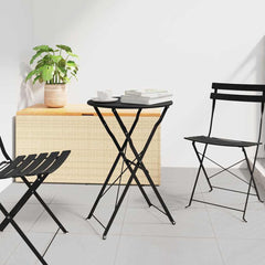 vidaXL Bistro Table Anthracite Ø 50 x 71 cm Powder-coated Steel 1