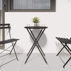 vidaXL Bistro Table Anthracite Ø 50 x 71 cm Powder-coated Steel 3