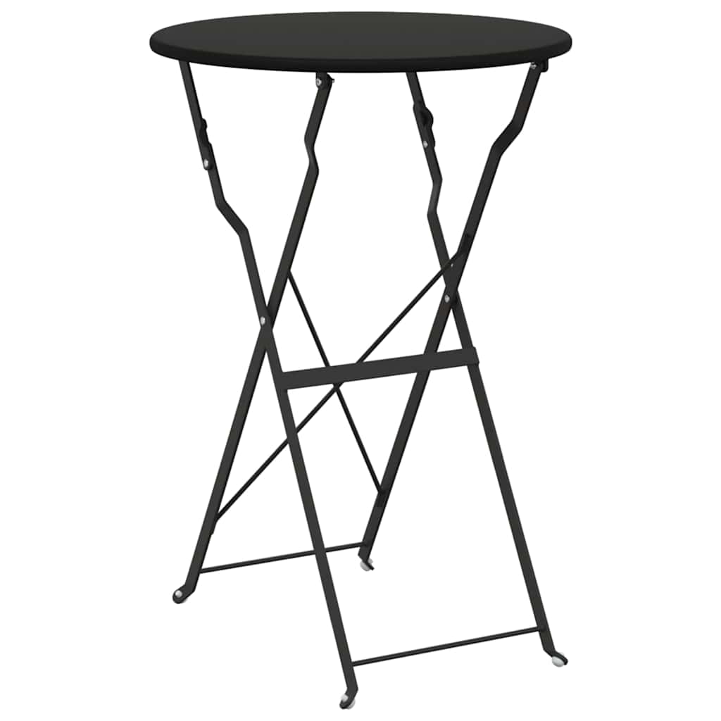 vidaXL Bistro Table Anthracite Ø 50 x 71 cm Powder-coated Steel 2