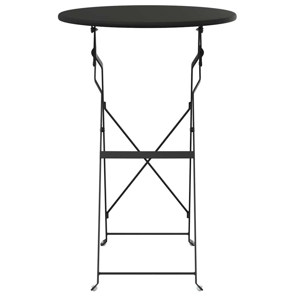 vidaXL Bistro Table Anthracite Ø 50 x 71 cm Powder-coated Steel 4