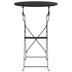 vidaXL Bistro Table Anthracite Ø 50 x 71 cm Powder-coated Steel 4
