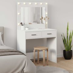 vidaXL Dressing Table White 78.5 x 41 x 135 cm Engineered Wood 1
