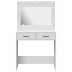 vidaXL Dressing Table White 78.5 x 41 x 135 cm Engineered Wood 5