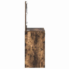 vidaXL Dressing Table Smoked Oak 78.5 x 41 x 135 cm Engineered Wood 6