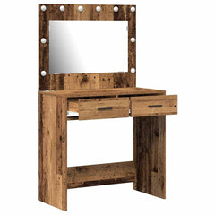 vidaXL Dressing Table Old Wood 78.5 x 41 x 135 cm Engineered Wood 4